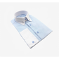 Sky-Hemd mit weißem Barrette-Spitzkragen 2018